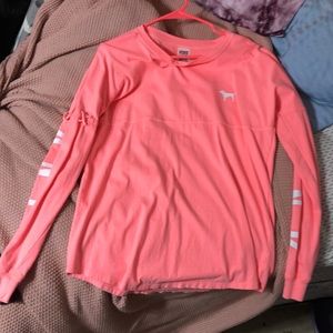 Pink long sleeve tee (never worn)